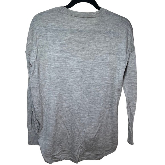 Madewell Northstar Merino Wool Beige Women's Sweater Size‎ Medium B5804 Layering - Picture 3 of 7